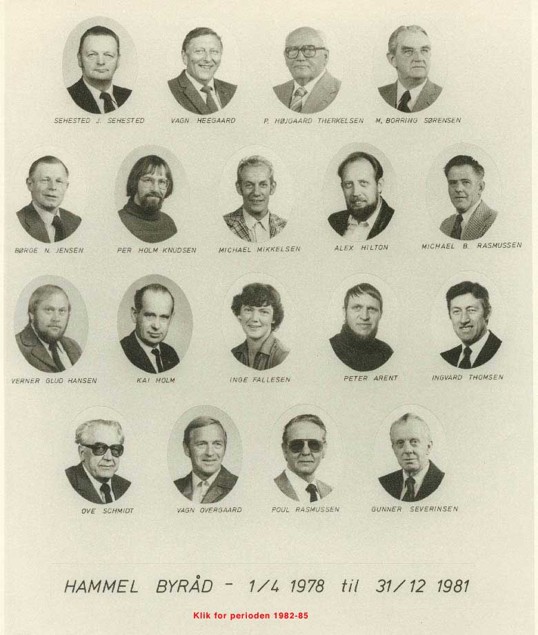 Hammel byråd 1978-1981